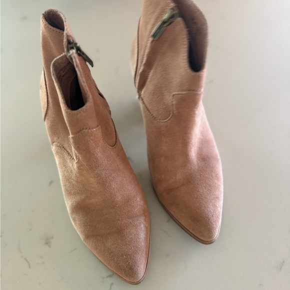 FRYE Women’s Beige Reed Ankle Bootie 7.5 - Picture 3 of 5